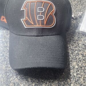 Black and Orange Logo Cap